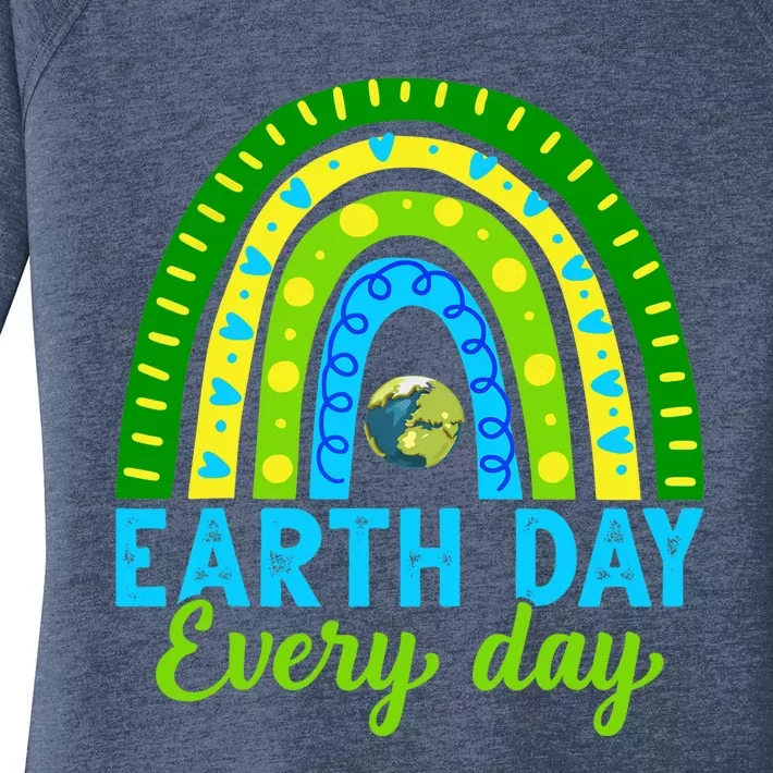 Earth Day Save Our Home Plant More Trees Go Planet Women's Perfect Tri Tunic Long Sleeve Shirt