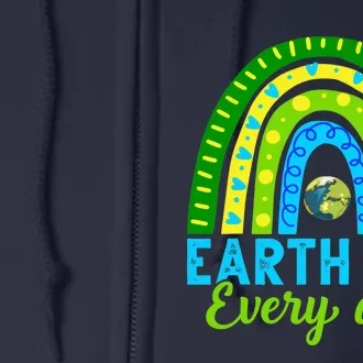 Earth Day Save Our Home Plant More Trees Go Planet Full Zip Hoodie