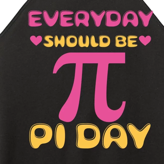 Every Day Should Be Pi Day Cute Women’s Perfect Tri Rocker Tank