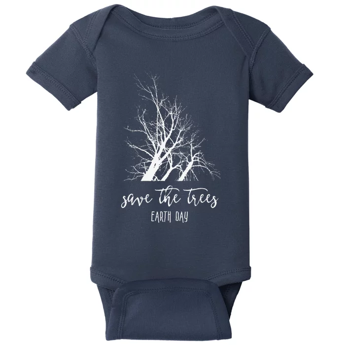 Earth Day, Save The Trees, Environment, Climate Change Baby Bodysuit