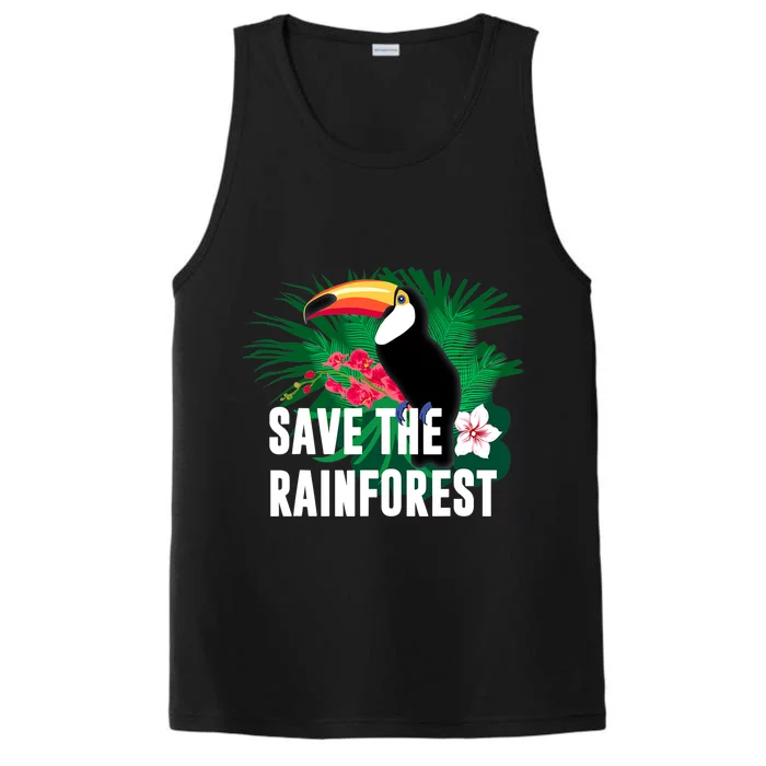 Earth Day Save The Rainforest Performance Tank