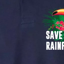 Earth Day Save The Rainforest Softstyle Adult Sport Polo