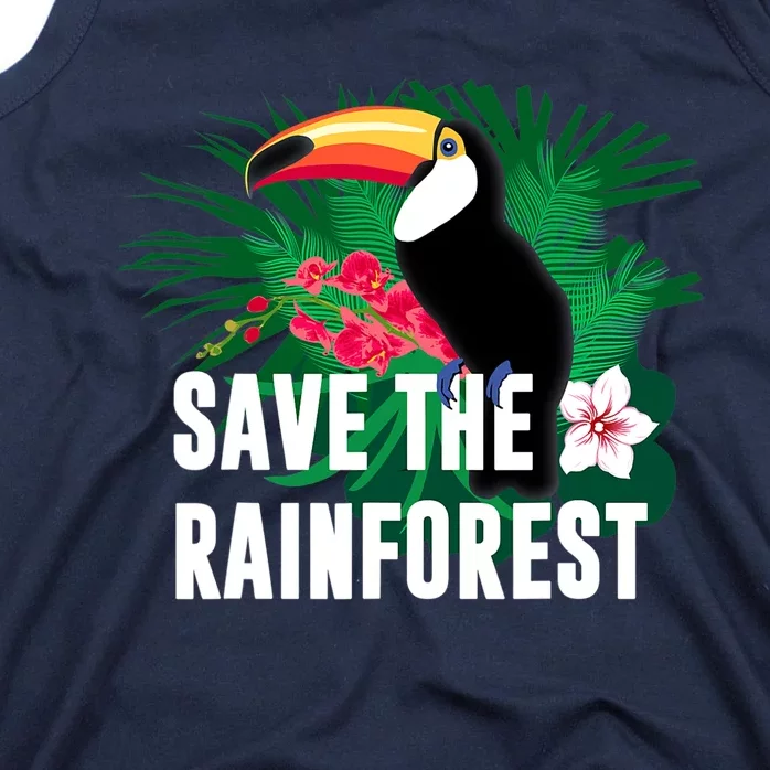 Earth Day Save The Rainforest Tank Top