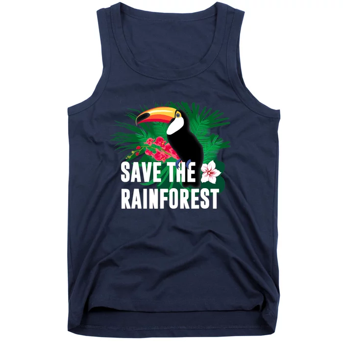 Earth Day Save The Rainforest Tank Top