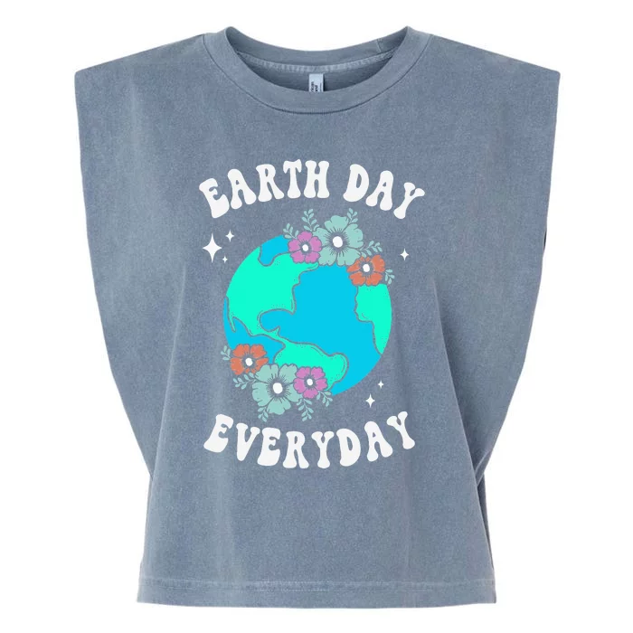 Earth Day Save Our Home Plant More Trees Go Planet Garment-Dyed Women's Muscle Tee