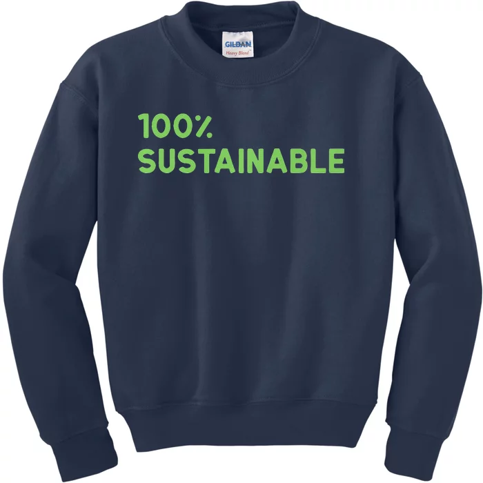 Earth Day Sustainable Recyclable Mother Earths Kids Sweatshirt