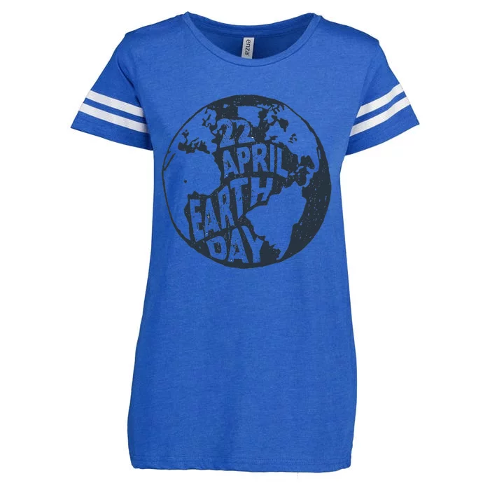 Earth Day Save The Planet Environmentalist Enza Ladies Jersey Football T-Shirt