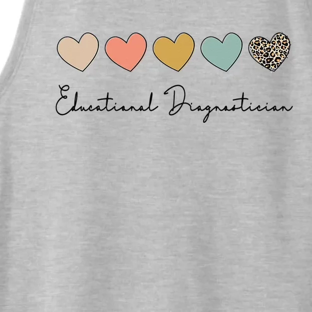 Educational Diagnostician School Psychologist Psychometrist Ladies Tri-Blend Wicking Tank