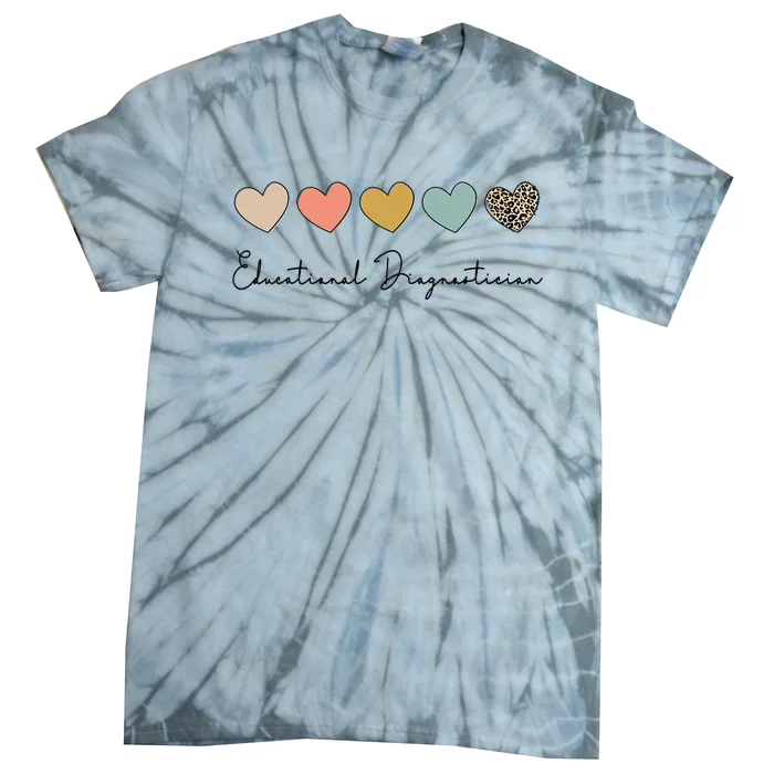 Educational Diagnostician School Psychologist Psychometrist Tie-Dye T-Shirt