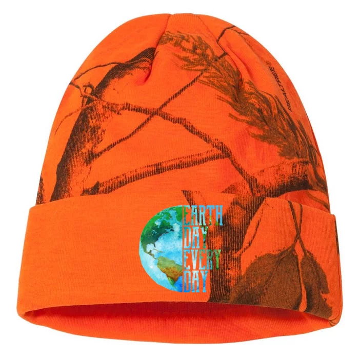 Earth Day Swea Every Day Planet Nature Swea Kati - 12in Camo Beanie