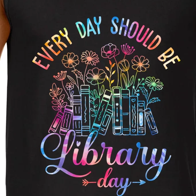 Every Day Should Be Library Day Librarian Library Quotes Comfort Colors® Tank Top