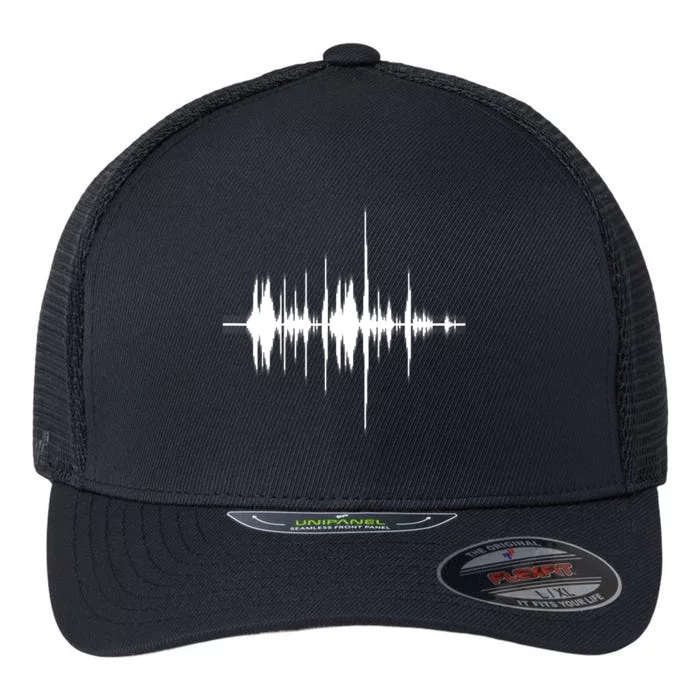 Equalize Disco Sounds Music Flexfit Unipanel Trucker Cap