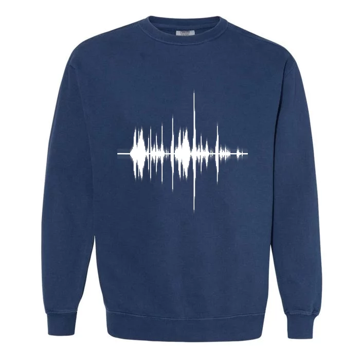 Equalize Disco Sounds Music Garment-Dyed Sweatshirt