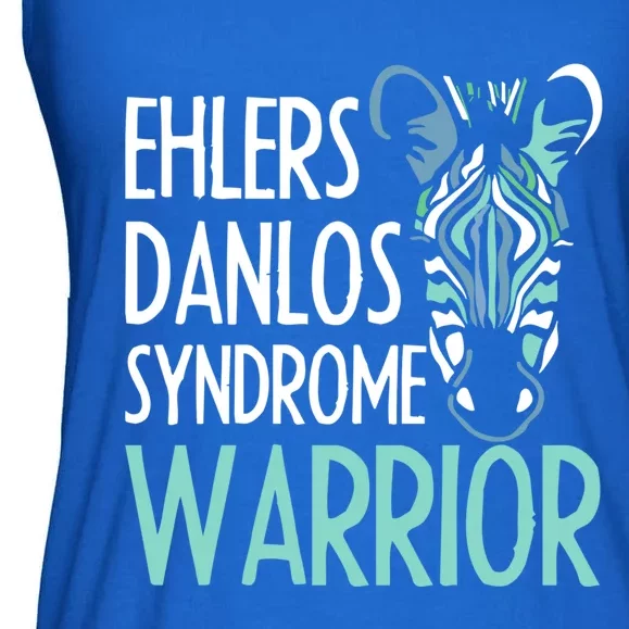 Ehlers Danlos Syndrome Warrior Eds Awareness Zebra Gift Idea Gift Ladies Essential Flowy Tank