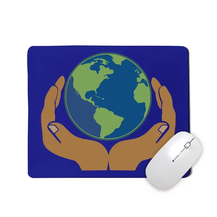 Earth Day Science Teacher Geology Geologist Globe Map Gift Cool Gift Mousepad