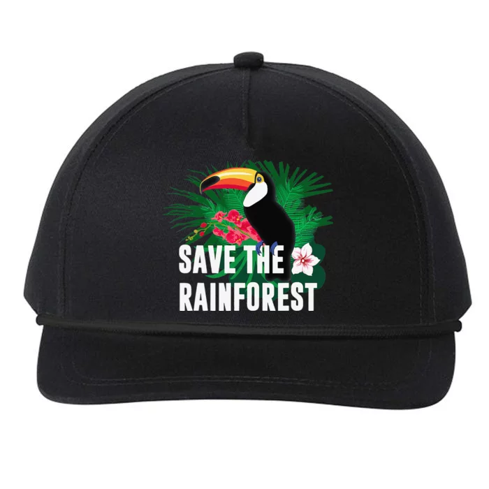 Earth Day Save The Rainforest Happy Earth Day Snapback Five-Panel Rope Hat