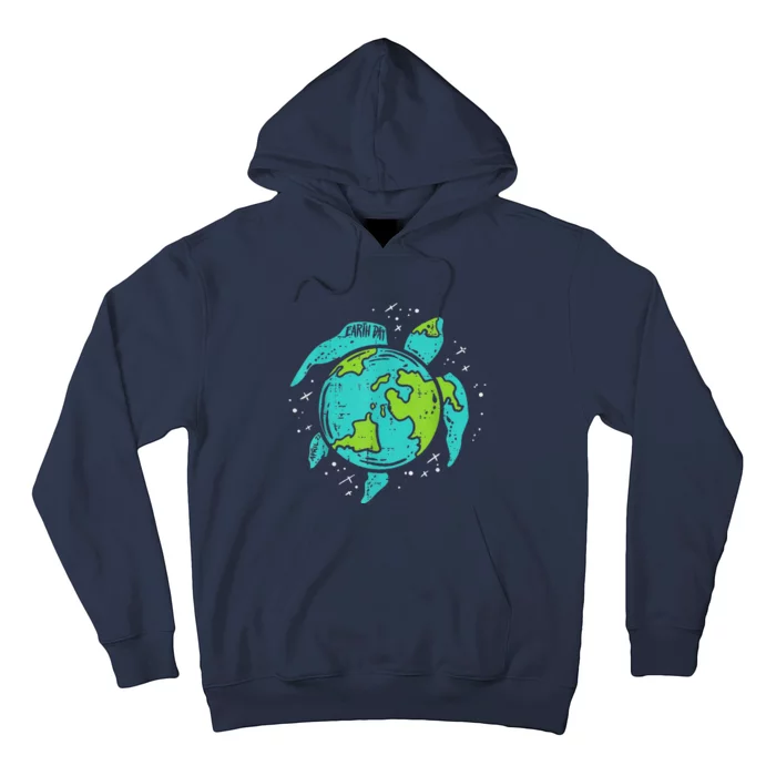 Earth Day Sea Turtle Save The Planet Cute Hoodie