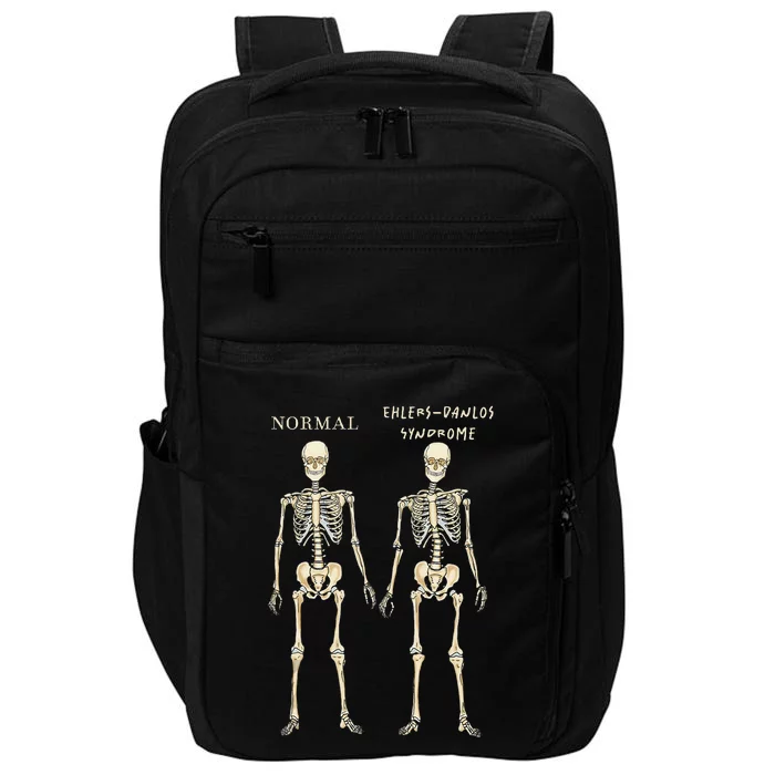 Ehlers Danlos Syndrome Skeletons Zebra Awareness Impact Tech Backpack