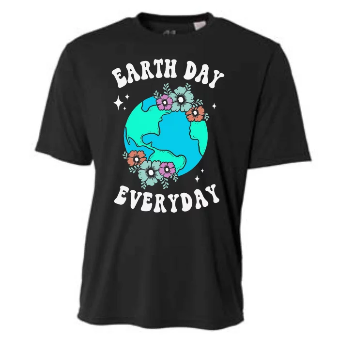 Earth Day Save Our Home Plant More Trees Go Planet Cooling Performance Crew T-Shirt