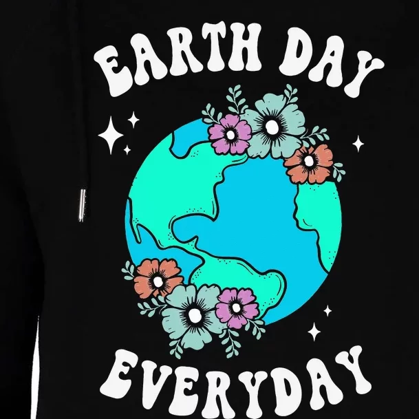 Earth Day Save Our Home Plant More Trees Go Planet Womens Funnel Neck Pullover Hood