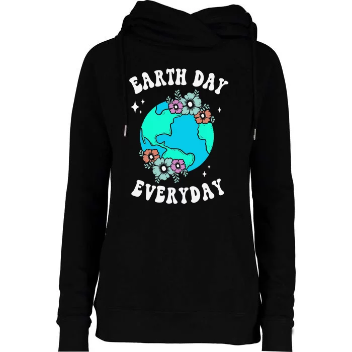 Earth Day Save Our Home Plant More Trees Go Planet Womens Funnel Neck Pullover Hood