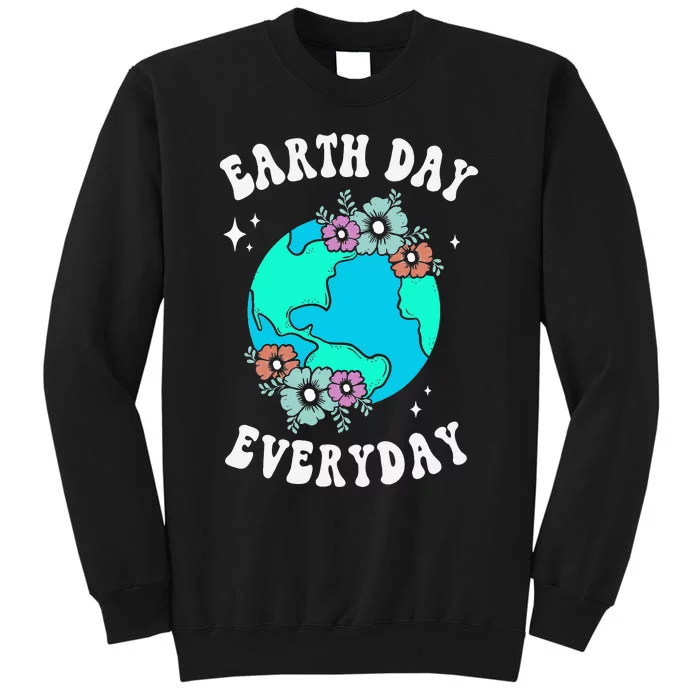 Earth Day Save Our Home Plant More Trees Go Planet Tall Sweatshirt