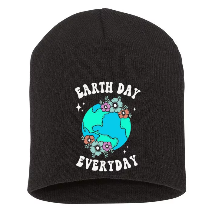 Earth Day Save Our Home Plant More Trees Go Planet Short Acrylic Beanie