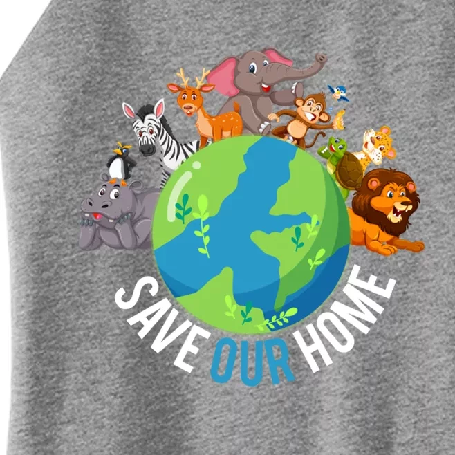 Earth Day Save Our Home Animals Wildlife Environt Planet Gift Women’s Perfect Tri Rocker Tank