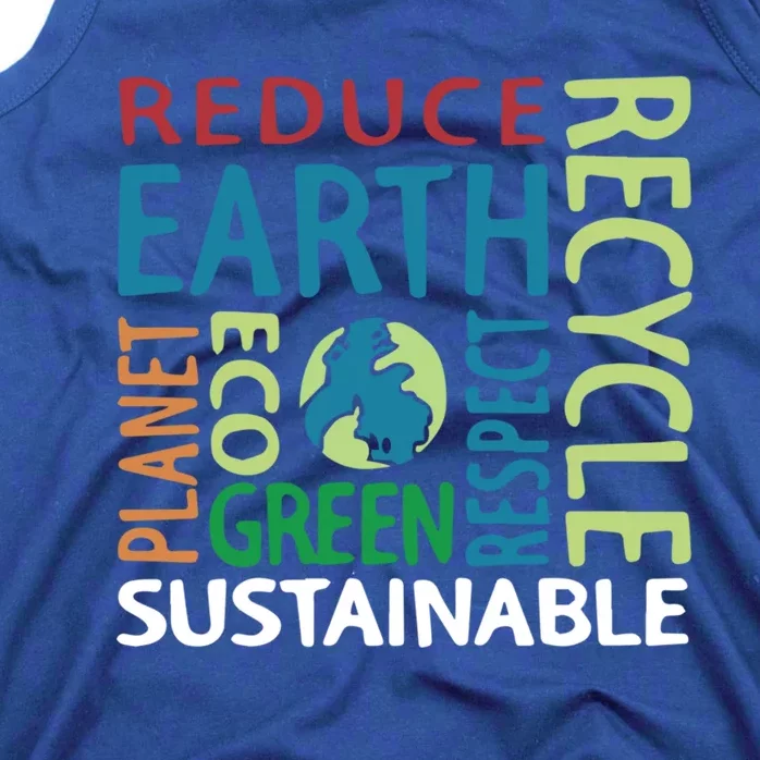 Earth Day Save Planet Rescue Animals Recycle Plastics Gift Tank Top