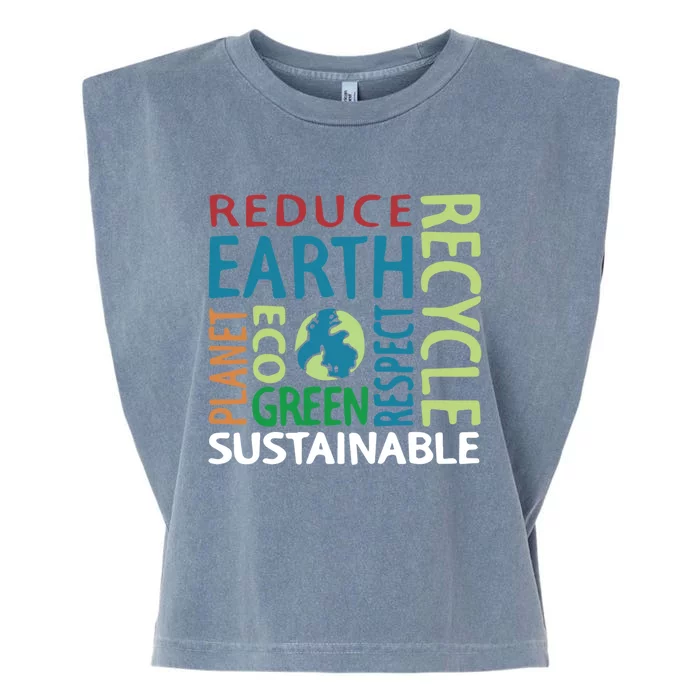 Earth Day Save Planet Rescue Animals Recycle Plastics Gift Garment-Dyed Women's Muscle Tee