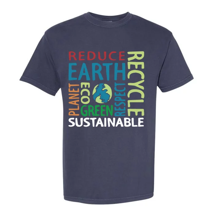 Earth Day Save Planet Rescue Animals Recycle Plastics Gift Garment-Dyed Heavyweight T-Shirt