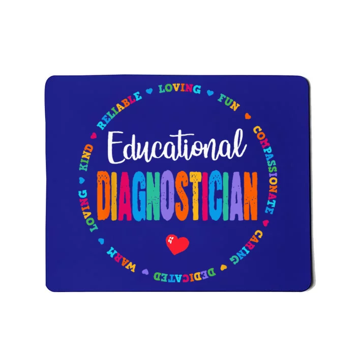 Educational Diagnostician School Psychologist Psych Assessor Mousepad