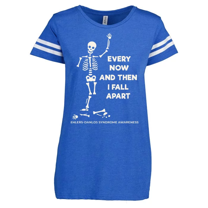 Ehlers Danlos Syndrome Every Now And Then I Fall Apart Enza Ladies Jersey Football T-Shirt