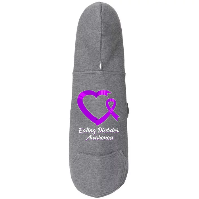 Eating Disorder Survivor Proud Awareness Warrior Meaningful Gift Doggie 3-End Fleece Hoodie