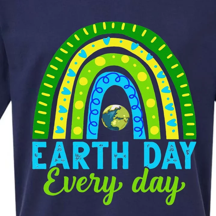 Earth Day Save Our Home Plant More Trees Go Planet Sueded Cloud Jersey T-Shirt