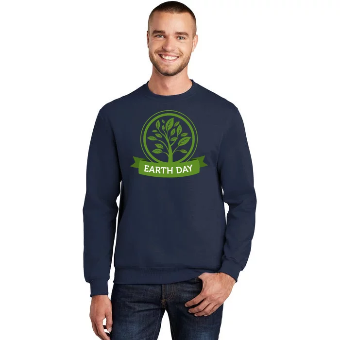 Earth Day Tree Tall Sweatshirt