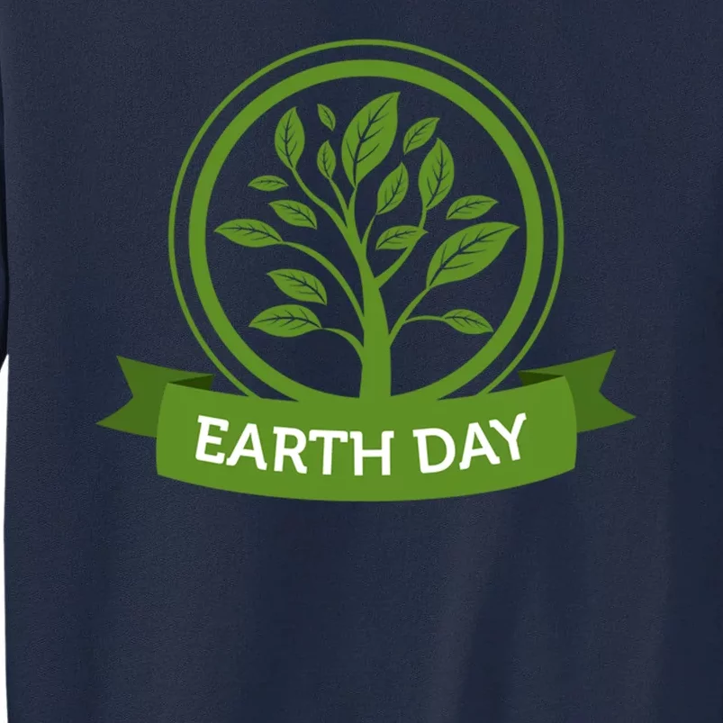 Earth Day Tree Tall Sweatshirt