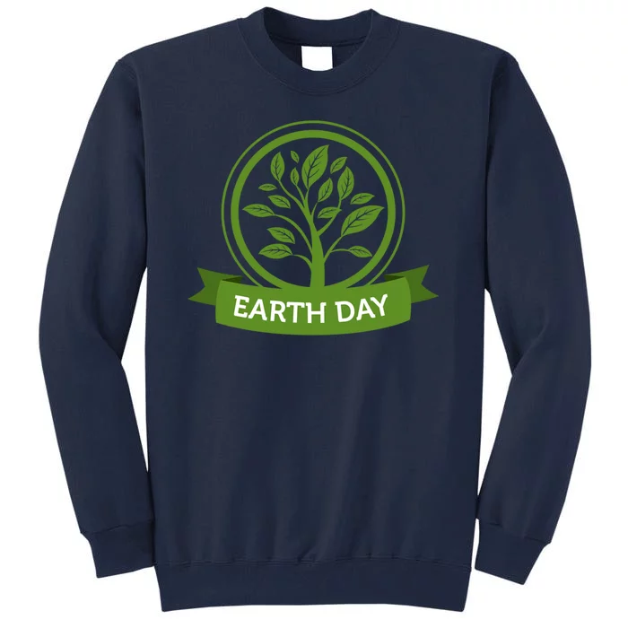 Earth Day Tree Tall Sweatshirt