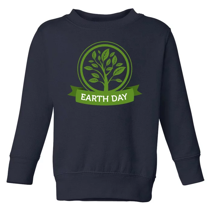 Earth Day Tree Toddler Sweatshirt