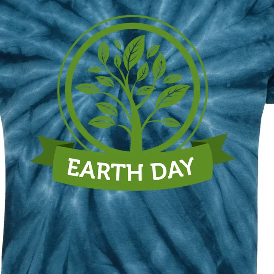 Earth Day Tree Kids Tie-Dye T-Shirt