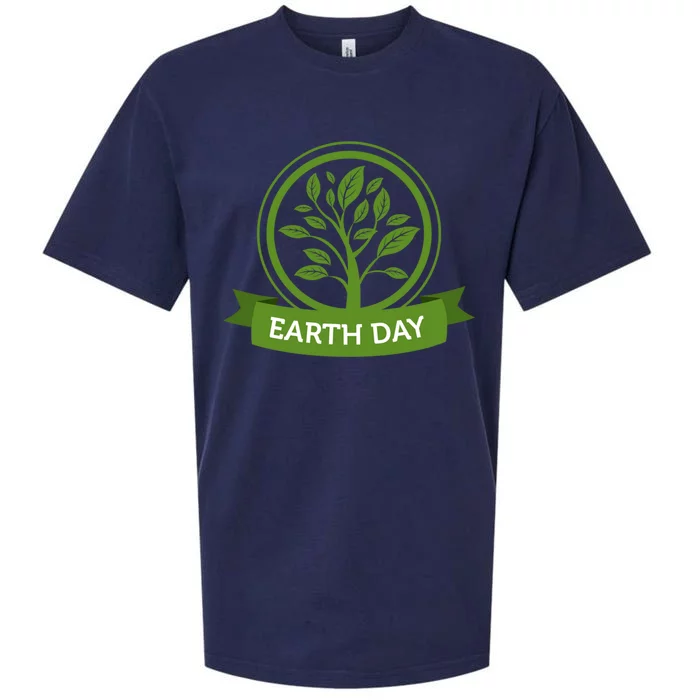 Earth Day Tree Sueded Cloud Jersey T-Shirt