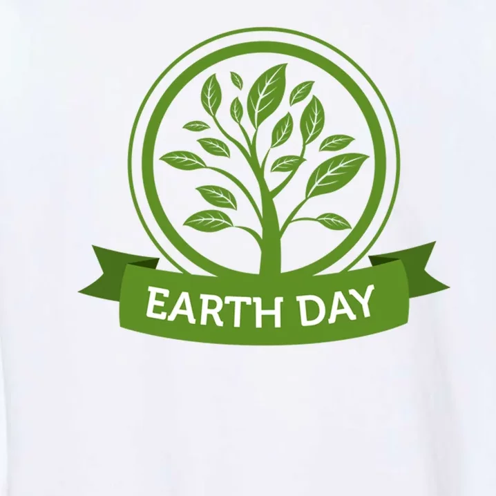 Earth Day Tree Garment-Dyed Sweatshirt