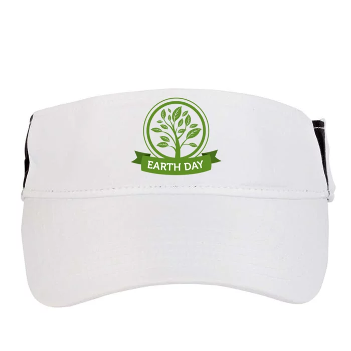 Earth Day Tree Adult Drive Performance Visor