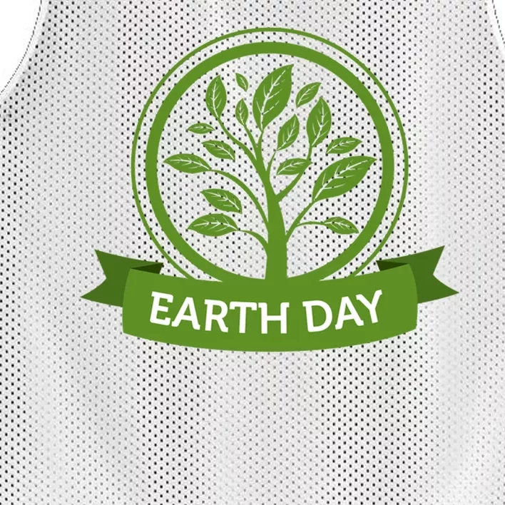 Earth Day Tree Mesh Reversible Basketball Jersey Tank