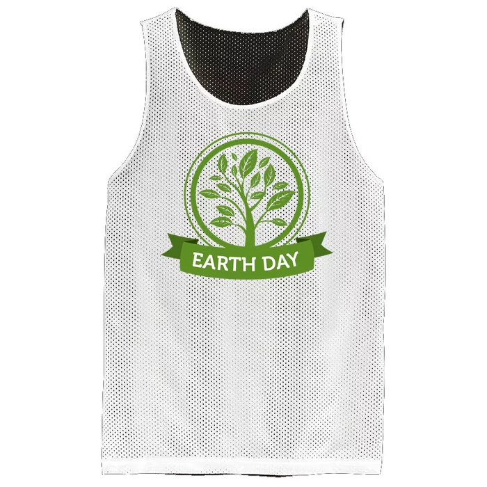 Earth Day Tree Mesh Reversible Basketball Jersey Tank