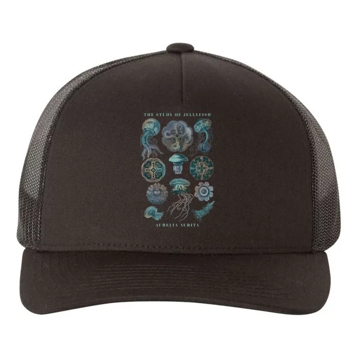 Earth Day The Study Of Jellyfish Yupoong Adult 5-Panel Trucker Hat