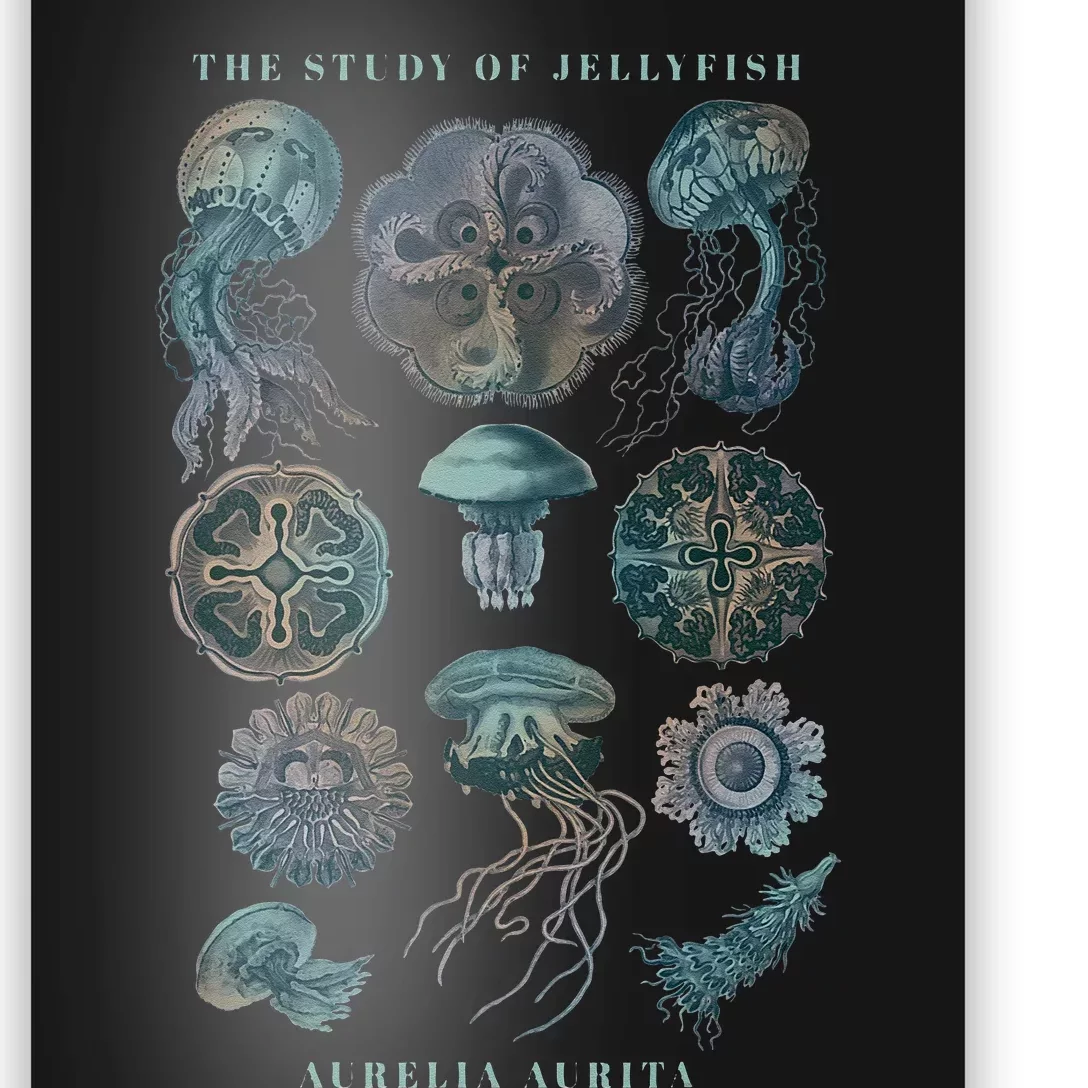 Earth Day The Study Of Jellyfish Poster