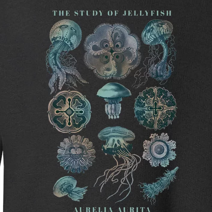 Earth Day The Study Of Jellyfish Toddler Sweatshirt