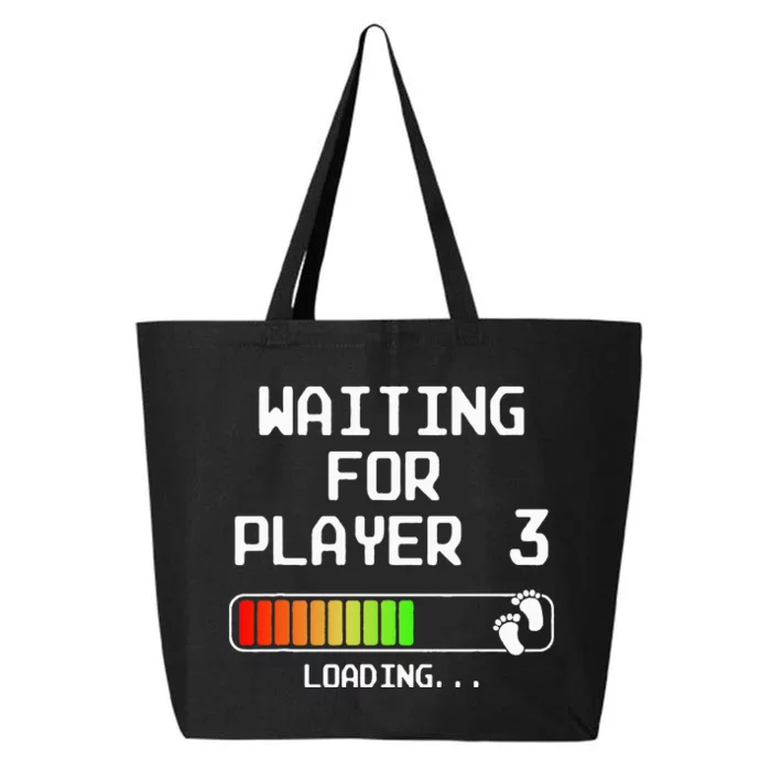 Expectant Dad To Be Gamer Pregnancy Announcement Player 3 25L Jumbo Tote