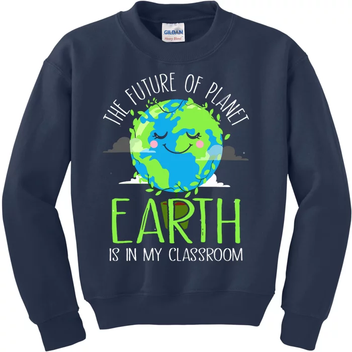 Earth Day Teacher Funny Classroom Kids Sweatshirt